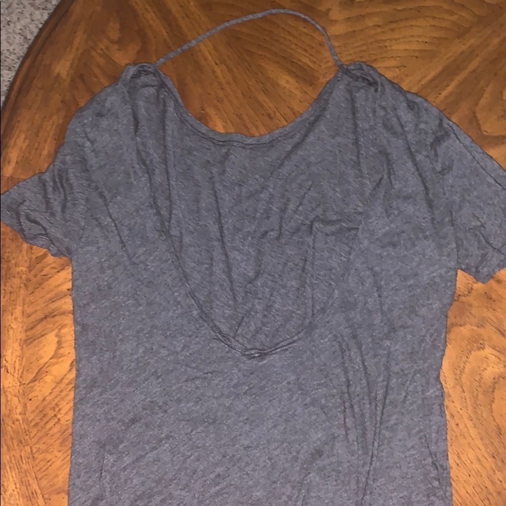 Gray shirt